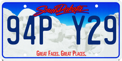 SD license plate 94PY29