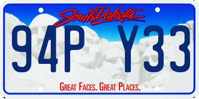 SD license plate 94PY33