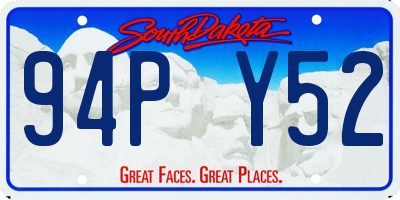 SD license plate 94PY52