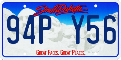 SD license plate 94PY56