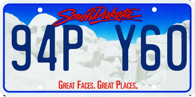 SD license plate 94PY60
