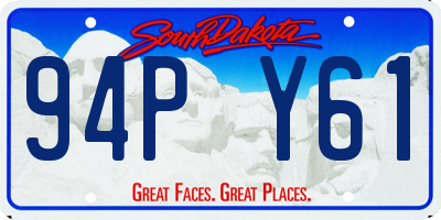 SD license plate 94PY61