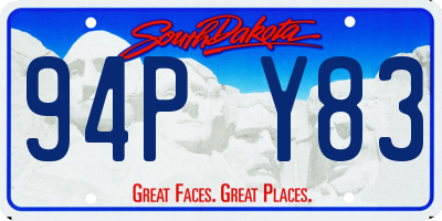 SD license plate 94PY83