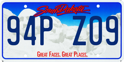 SD license plate 94PZ09
