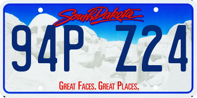 SD license plate 94PZ24