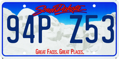SD license plate 94PZ53