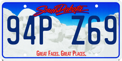 SD license plate 94PZ69