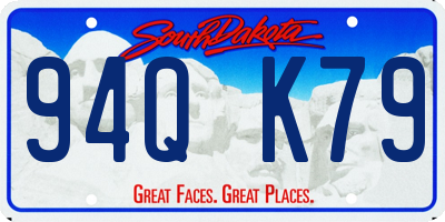 SD license plate 94QK79