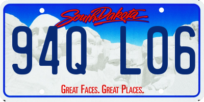 SD license plate 94QL06