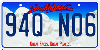 SD license plate 94QN06