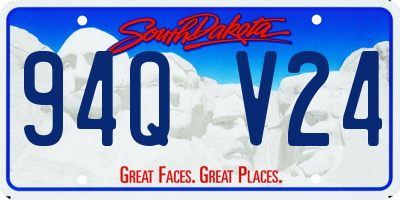 SD license plate 94QV24