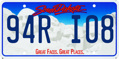 SD license plate 94RI08