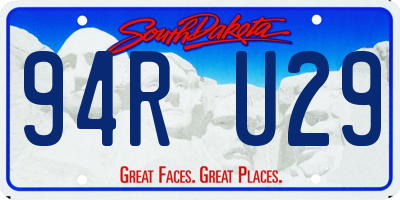 SD license plate 94RU29