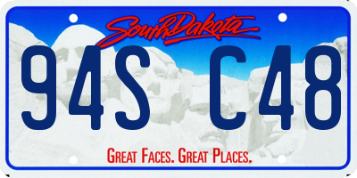 SD license plate 94SC48