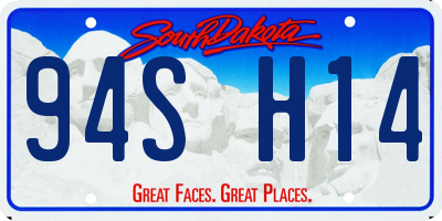 SD license plate 94SH14