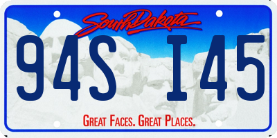 SD license plate 94SI45