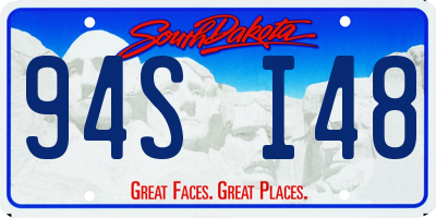 SD license plate 94SI48
