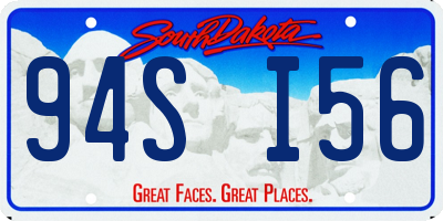 SD license plate 94SI56