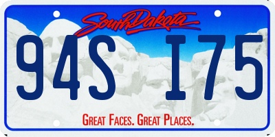 SD license plate 94SI75