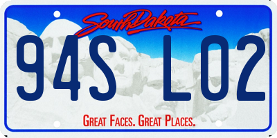 SD license plate 94SL02