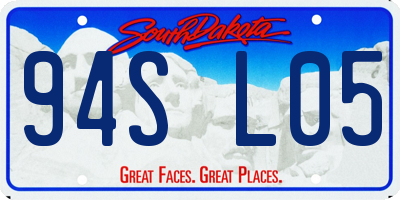 SD license plate 94SL05