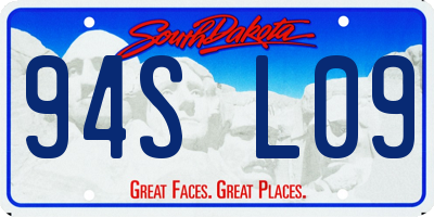 SD license plate 94SL09