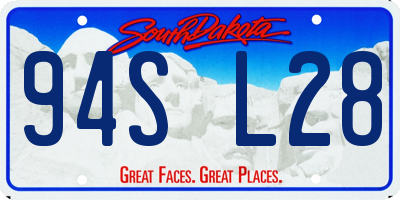 SD license plate 94SL28