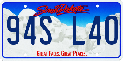SD license plate 94SL40