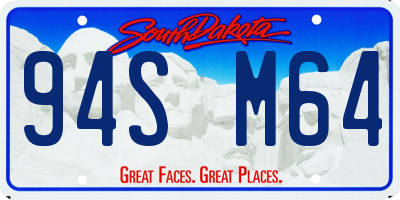 SD license plate 94SM64