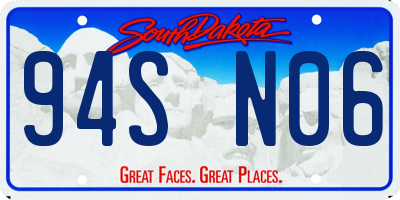 SD license plate 94SN06