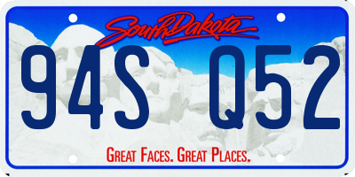 SD license plate 94SQ52