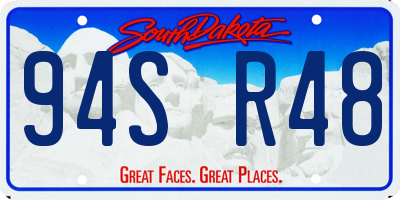 SD license plate 94SR48