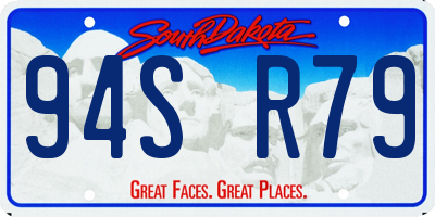 SD license plate 94SR79