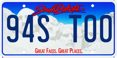 SD license plate 94ST00