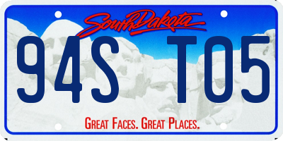 SD license plate 94ST05