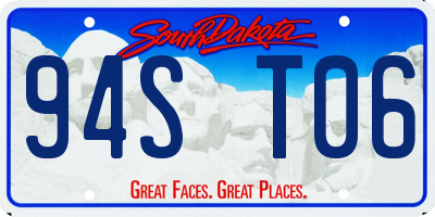 SD license plate 94ST06