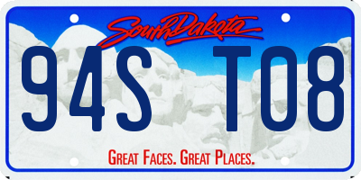 SD license plate 94ST08