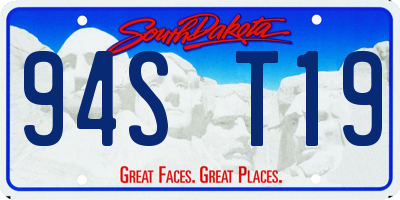 SD license plate 94ST19