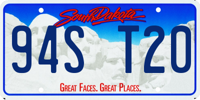 SD license plate 94ST20