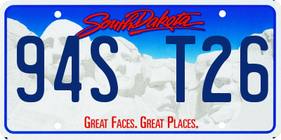 SD license plate 94ST26