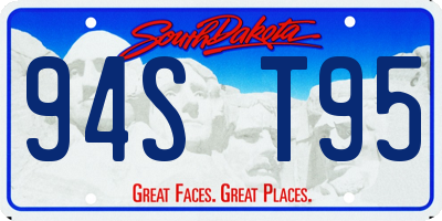 SD license plate 94ST95