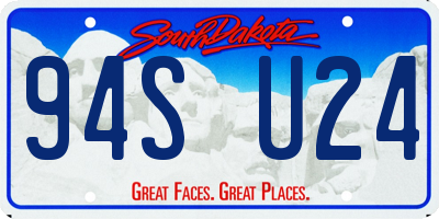 SD license plate 94SU24