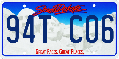 SD license plate 94TC06