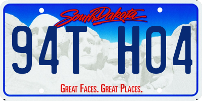 SD license plate 94TH04