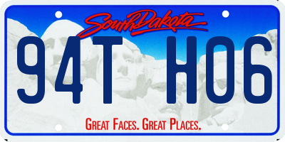 SD license plate 94TH06