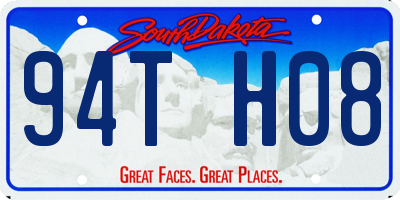 SD license plate 94TH08