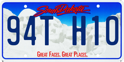 SD license plate 94TH10