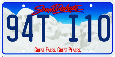 SD license plate 94TI10