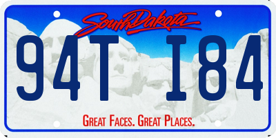 SD license plate 94TI84
