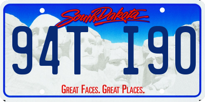 SD license plate 94TI90